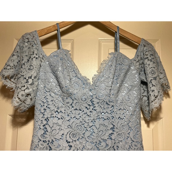 Bardot Karlie Cold Shoulder Lace Dress - Picture 11 of 16